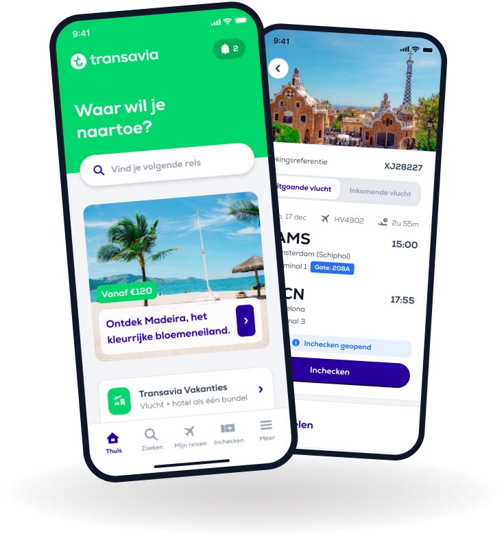 Goedkope vliegtickets | Eenvoudig boeken | Transavia